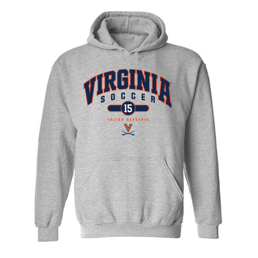 Virginia - NCAA Men's Soccer : Triton Beauvois - Fashion Shersey Hooded Sweatshirt-0