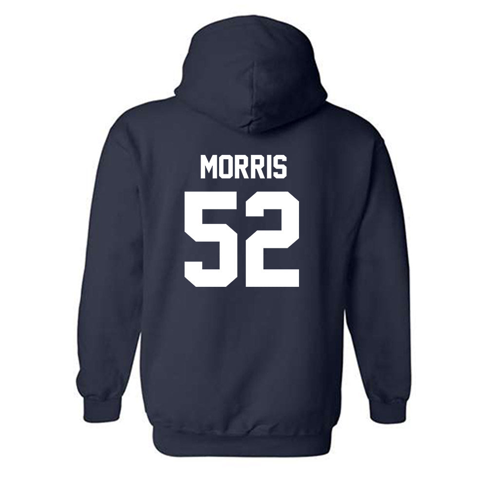 Virginia - NCAA Football : Nate Morris - Classic Shersey Hooded Sweatshirt-1