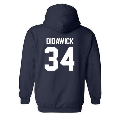 Virginia - NCAA Baseball : Harrison Didawick - Classic Shersey Hooded Sweatshirt-1