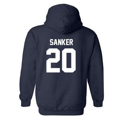 Virginia - NCAA Football : Jonas Sanker - Classic Shersey Hooded Sweatshirt-1