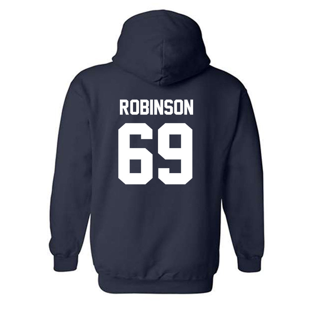 Virginia - NCAA Football : Bryce Robinson - Classic Shersey Hooded Sweatshirt-1