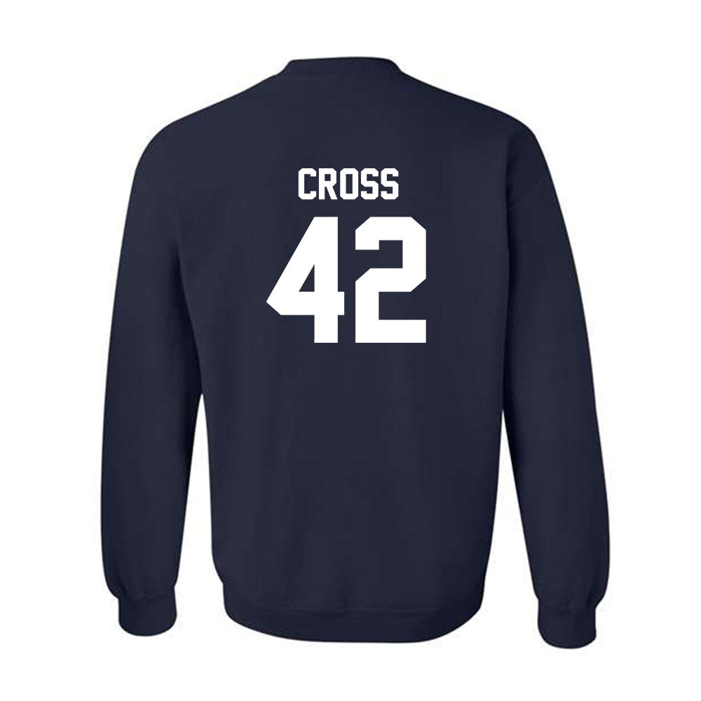 Virginia - NCAA Football : Kendall Cross - Classic Shersey Crewneck Sweatshirt-1