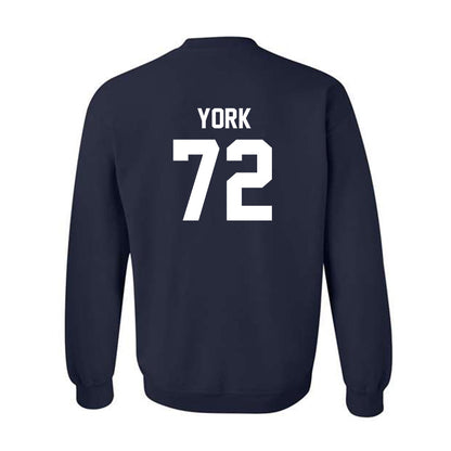 Virginia - NCAA Football : Benjamin York - Classic Shersey Crewneck Sweatshirt-1