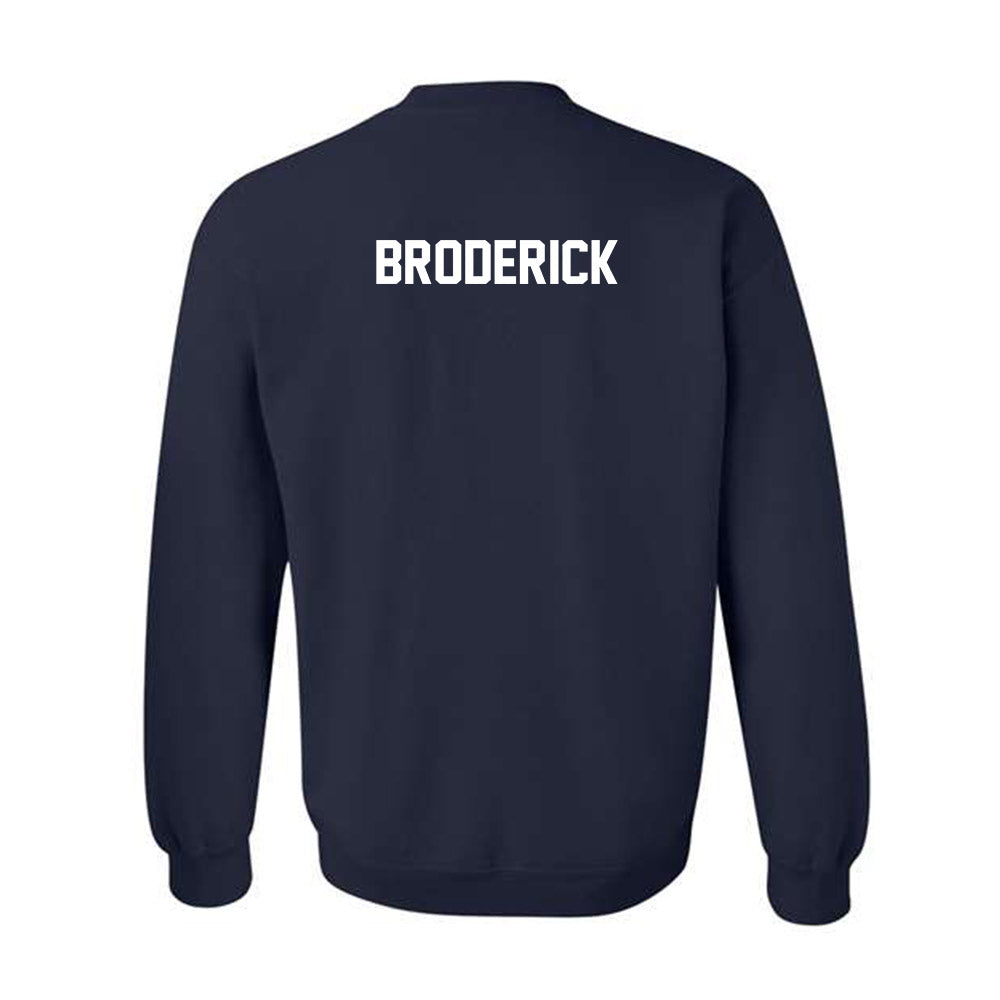 Virginia - NCAA Baseball : Will Broderick - Classic Shersey Crewneck Sweatshirt-1