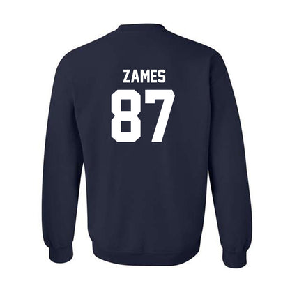 Virginia - NCAA Football : Justin Zames - Classic Shersey Crewneck Sweatshirt-1