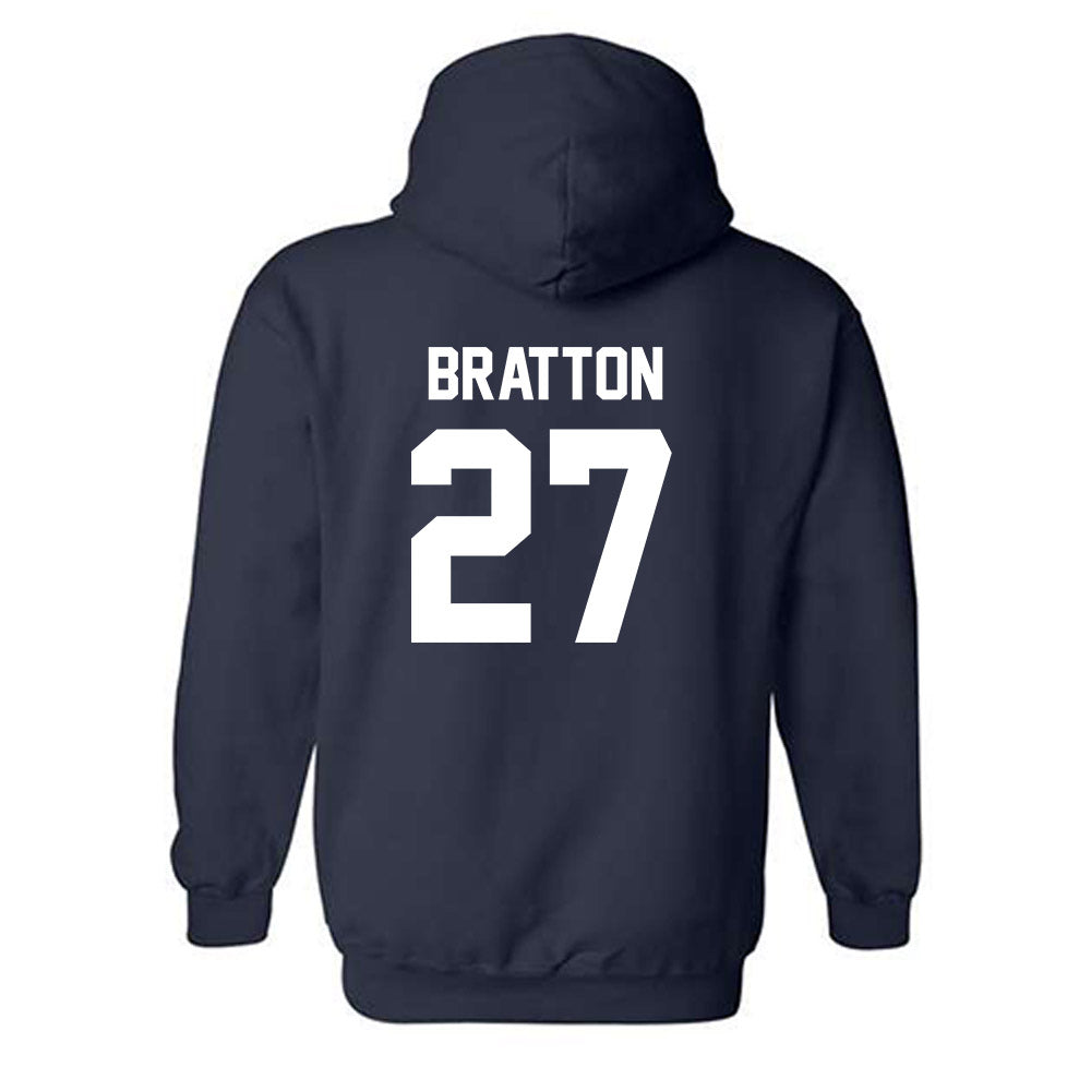 Virginia - NCAA Football : KJ Bratton - Classic Shersey Hooded Sweatshirt-1