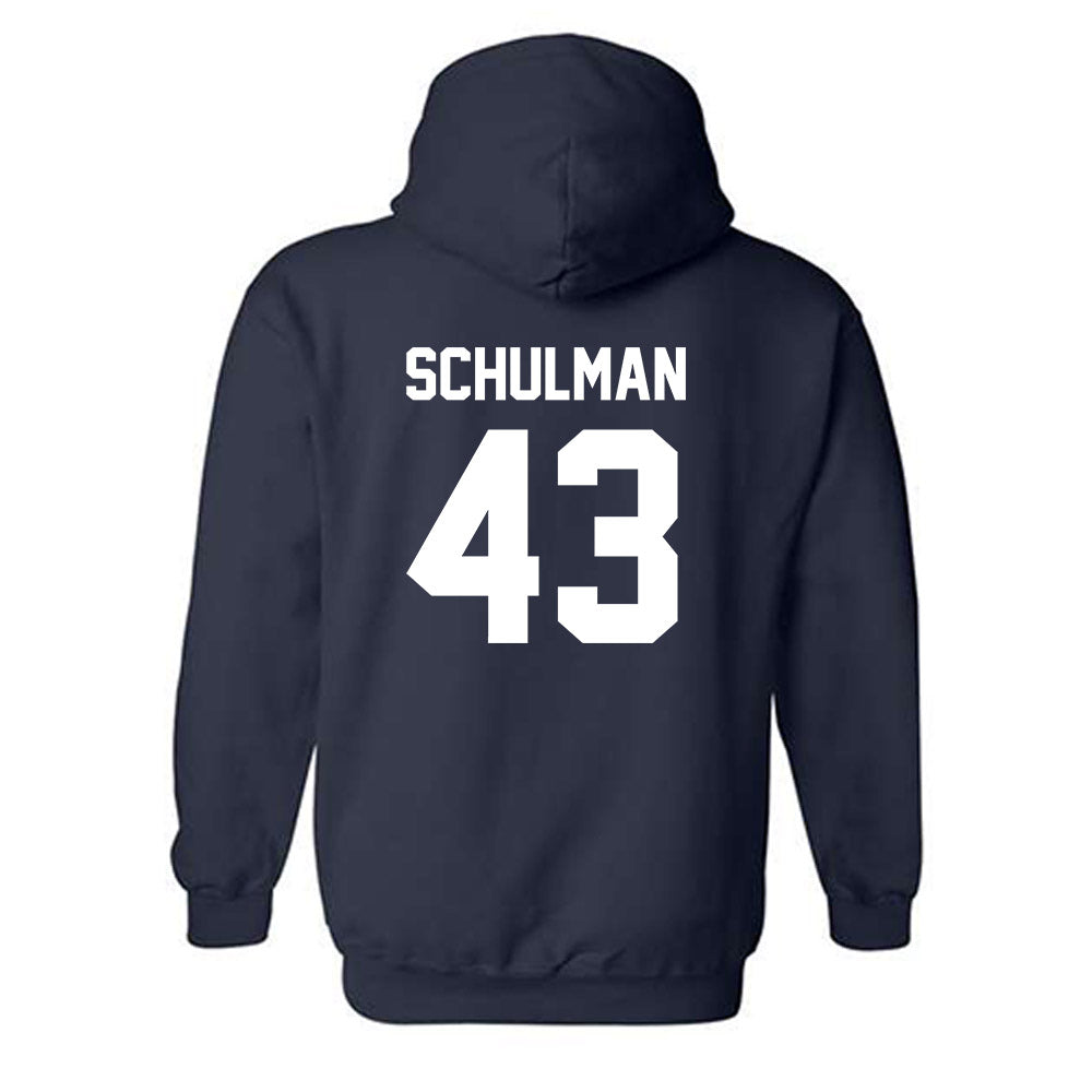 Virginia - NCAA Baseball : Ben Schulman - Classic Shersey Hooded Sweatshirt-1
