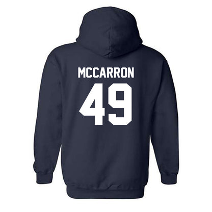 Virginia - NCAA Football : Josh McCarron - Classic Shersey Hooded Sweatshirt-1