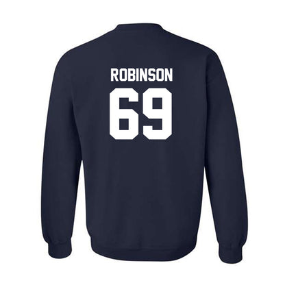 Virginia - NCAA Football : Bryce Robinson - Classic Shersey Crewneck Sweatshirt-1