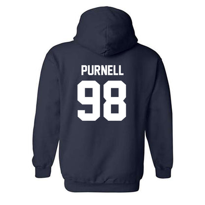 Virginia - NCAA Football : Bryce Purnell - Classic Shersey Hooded Sweatshirt-1