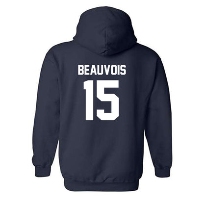 Virginia - NCAA Men's Soccer : Triton Beauvois - Classic Shersey Hooded Sweatshirt-1