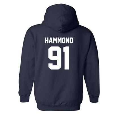 Virginia - NCAA Football : Jason Hammond - Classic Shersey Hooded Sweatshirt-1