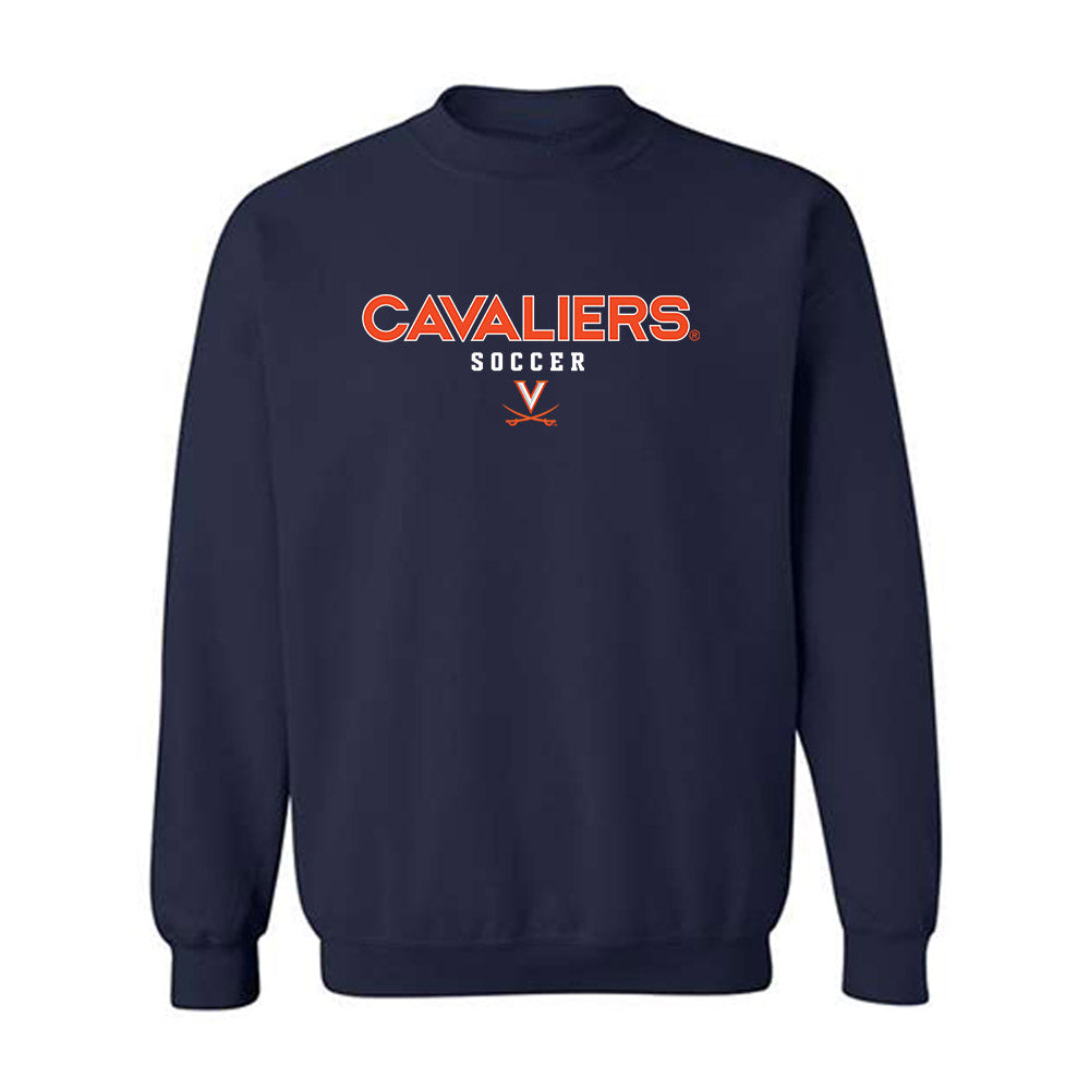 Virginia - NCAA Men's Soccer : Garrett Socas - Classic Shersey Crewneck Sweatshirt-0