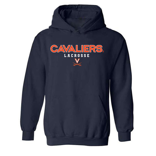 Virginia - NCAA Men's Lacrosse : Jack Boyden - Classic Shersey Hooded Sweatshirt-0