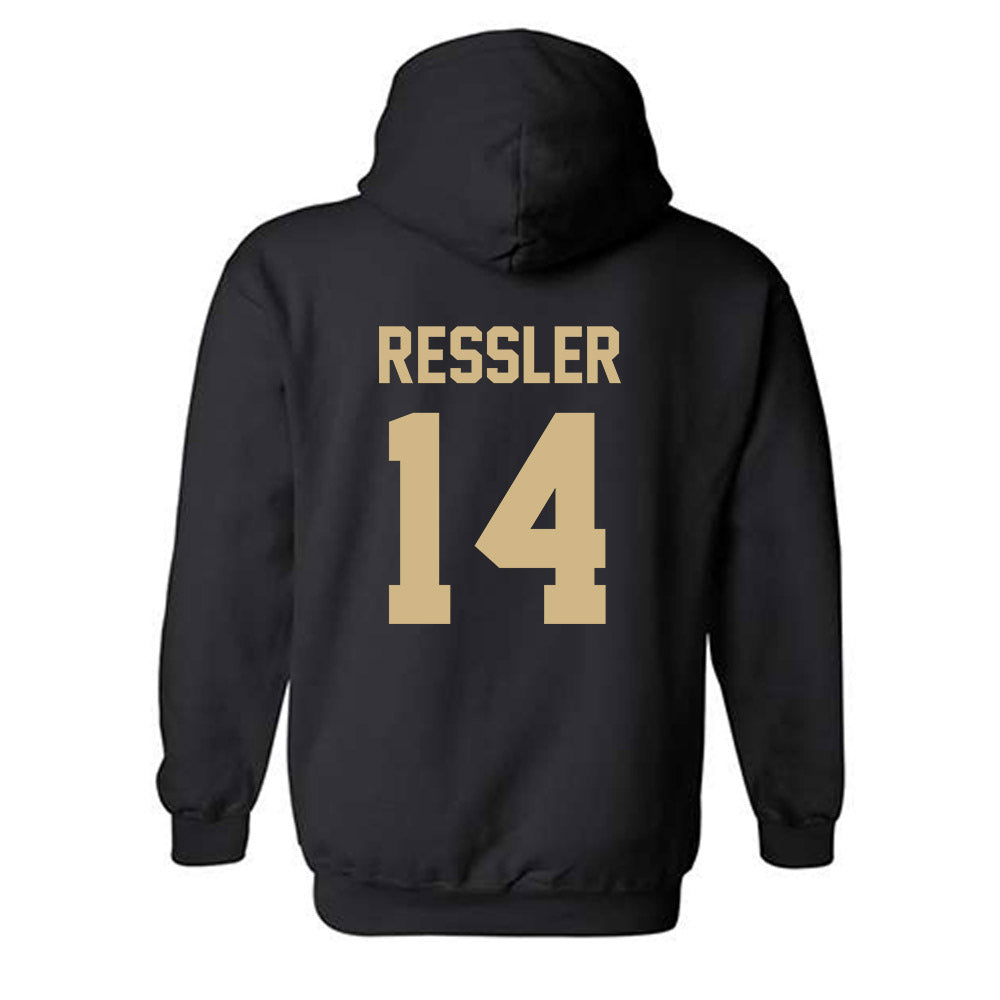 Wake Forest - NCAA Women's Soccer : Lola Ressler - Replica Shersey Hooded Sweatshirt