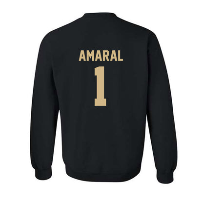 Wake Forest - NCAA Women's Soccer : Valentina Amaral - Replica Shersey Crewneck Sweatshirt