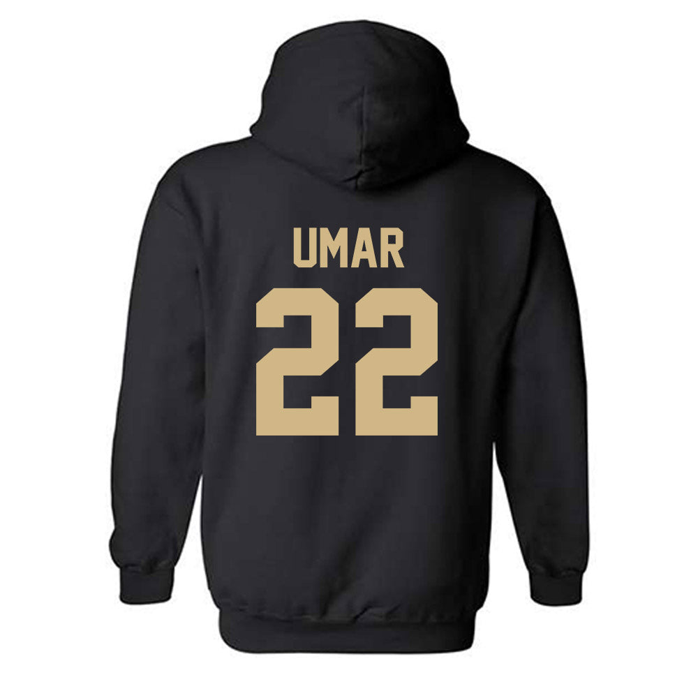 Wake Forest - NCAA Men's Soccer : Basit Umar - Replica Shersey Hooded Sweatshirt