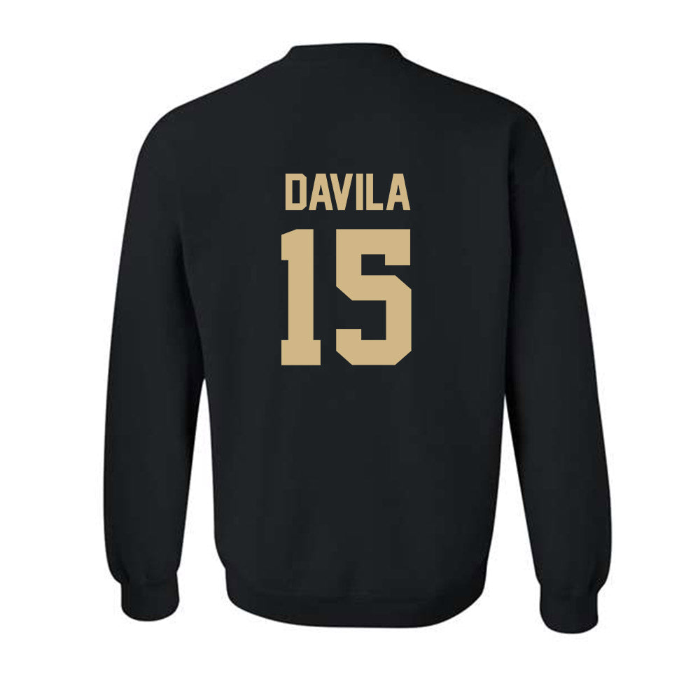 Wake Forest - NCAA Men's Soccer : Jojo Davila - Replica Shersey Crewneck Sweatshirt