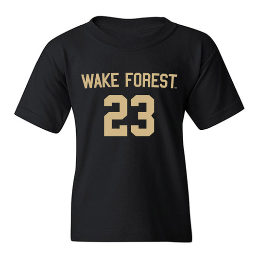 Wake Forest - NCAA Men's Soccer : Chandler Young - Replica Shersey Youth T-Shirt-0