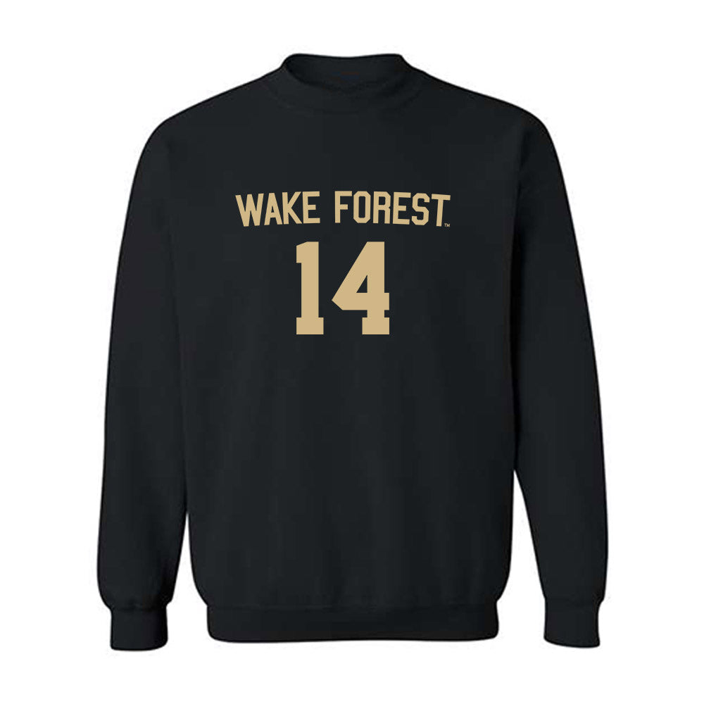 Wake Forest - NCAA Women's Soccer : Lola Ressler - Replica Shersey Crewneck Sweatshirt