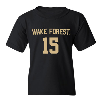 Wake Forest - NCAA Men's Soccer : Jojo Davila - Replica Shersey Youth T-Shirt