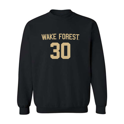 Wake Forest - NCAA Men's Soccer : Owen Barnett - Replica Shersey Crewneck Sweatshirt