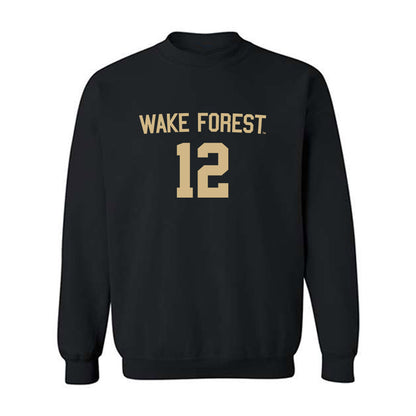 Wake Forest - NCAA Men's Soccer : Jose Perez - Replica Shersey Crewneck Sweatshirt