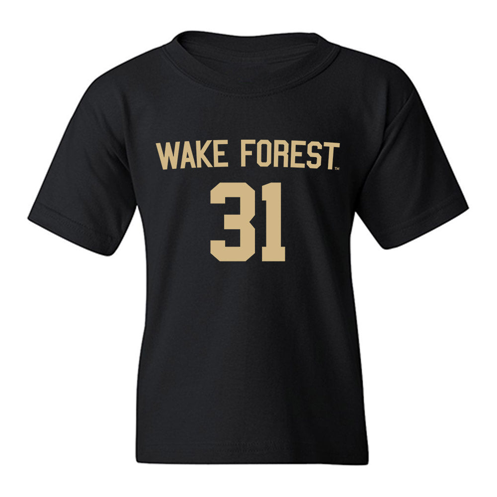 Wake Forest - NCAA Women's Soccer : Kylie Maxwell - Replica Shersey Youth T-Shirt-0