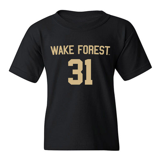 Wake Forest - NCAA Women's Soccer : Kylie Maxwell - Replica Shersey Youth T-Shirt-0