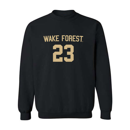Wake Forest - NCAA Women's Soccer : Allie Schmidt - Replica Shersey Crewneck Sweatshirt-0