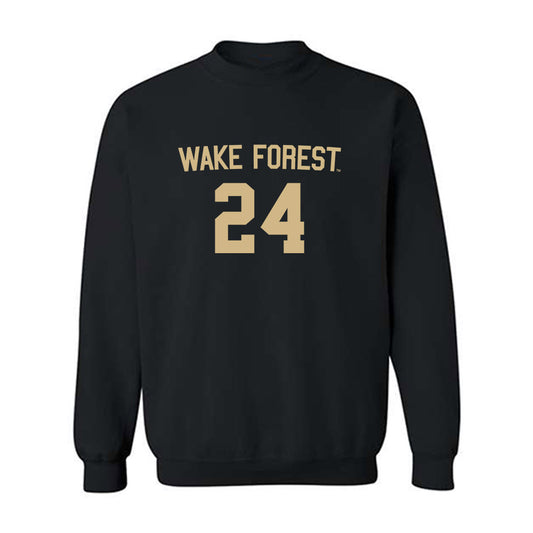 Wake Forest - NCAA Men's Soccer : Mason Sullivan - Replica Shersey Crewneck Sweatshirt