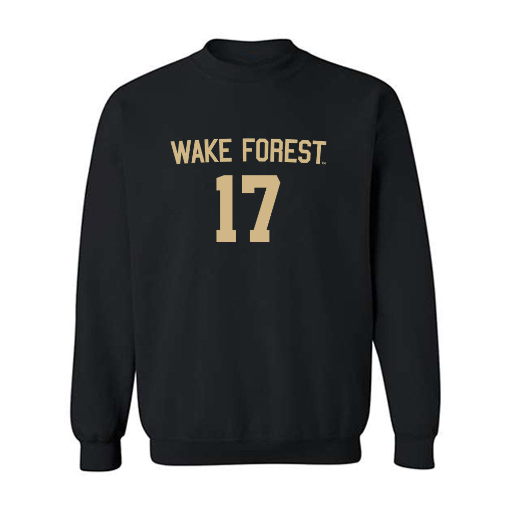 Wake Forest - NCAA Men's Soccer : Pierce Bateson - Replica Shersey Crewneck Sweatshirt