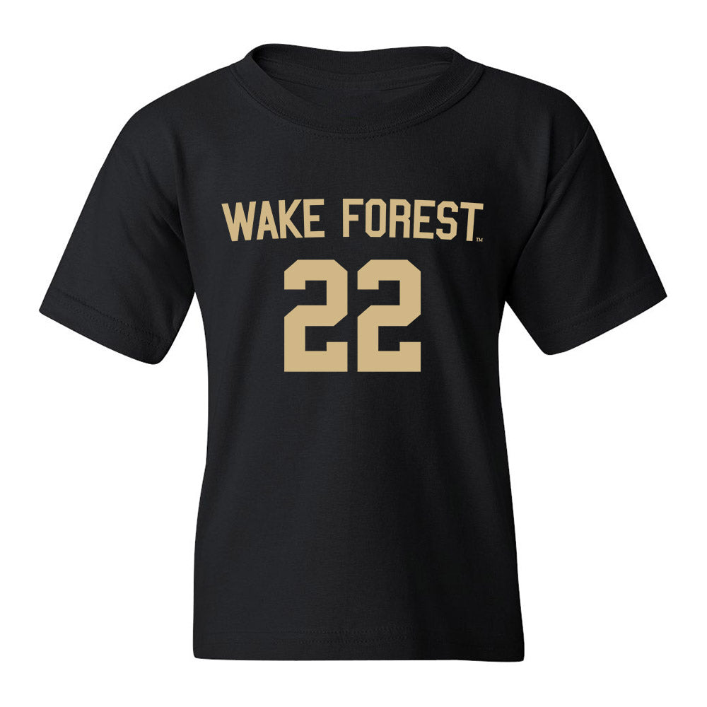 Wake Forest - NCAA Women's Soccer : Josie Noble - Replica Shersey Youth T-Shirt