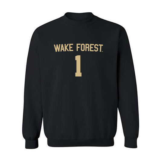 Wake Forest - NCAA Women's Soccer : Valentina Amaral - Replica Shersey Crewneck Sweatshirt