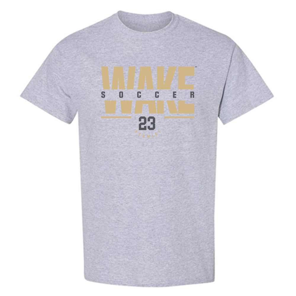 Wake Forest - NCAA Women's Soccer : Allie Schmidt - Classic Fashion Shersey T-Shirt-0