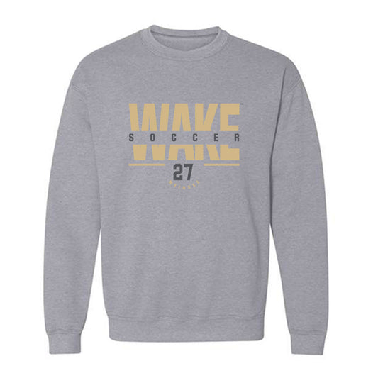Wake Forest - NCAA Women's Soccer : Alicia Meincke - Classic Fashion Shersey Crewneck Sweatshirt-0