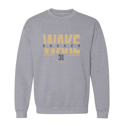Wake Forest - NCAA Women's Soccer : Kylie Maxwell - Classic Fashion Shersey Crewneck Sweatshirt-0