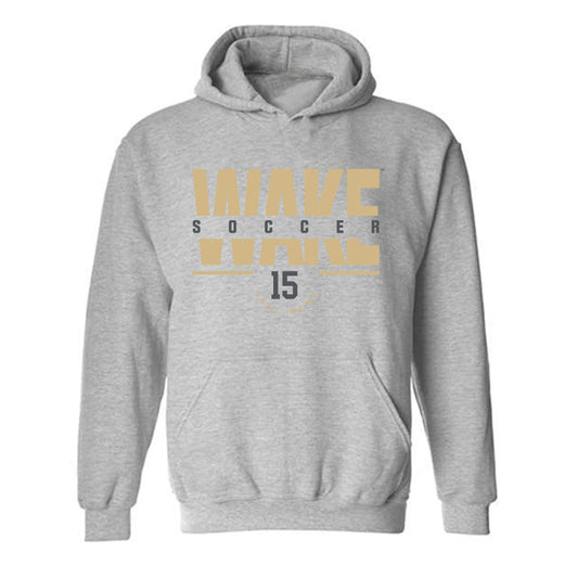 Wake Forest - NCAA Men's Soccer : Jojo Davila - Classic Fashion Shersey Hooded Sweatshirt