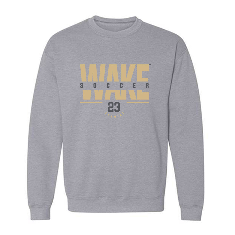 Wake Forest - NCAA Women's Soccer : Allie Schmidt - Classic Fashion Shersey Crewneck Sweatshirt-0