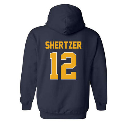 West Virginia - NCAA Women's Soccer : olivia shertzer - Replica Shersey Hooded Sweatshirt
