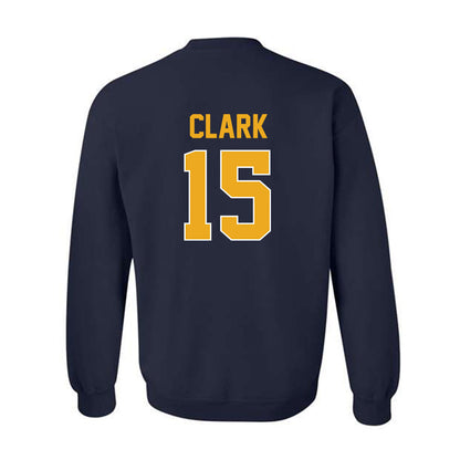 West Virginia - NCAA Men's Soccer : Sam Clark - Replica Shersey Crewneck Sweatshirt