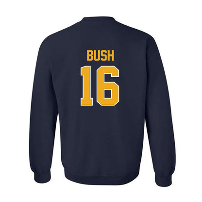 West Virginia - NCAA Men's Soccer : Tyler Bush - Replica Shersey Crewneck Sweatshirt-1