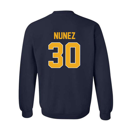 West Virginia - NCAA Men's Soccer : Lorenzo Nunez - Replica Shersey Crewneck Sweatshirt