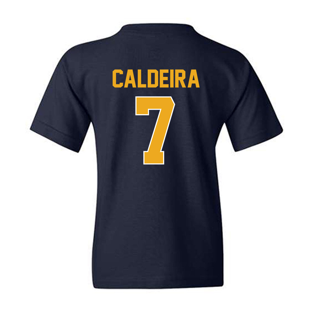 West Virginia - NCAA Men's Soccer : Marcus Caldeira - Replica Shersey Youth T-Shirt-1