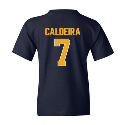 West Virginia - NCAA Men's Soccer : Marcus Caldeira - Replica Shersey Youth T-Shirt-1