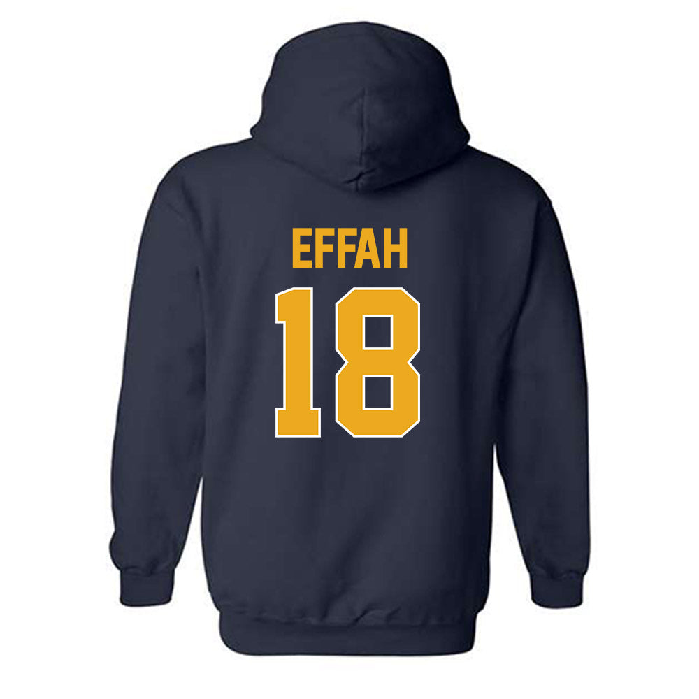 West Virginia - NCAA Women's Soccer : Kailyn Effah - Replica Shersey Hooded Sweatshirt-1
