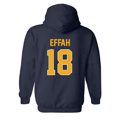 West Virginia - NCAA Women's Soccer : Kailyn Effah - Replica Shersey Hooded Sweatshirt-1