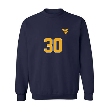 West Virginia - NCAA Men's Soccer : Lorenzo Nunez - Replica Shersey Crewneck Sweatshirt