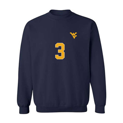 West Virginia - NCAA Women's Soccer : Jacey Rase - Replica Shersey Crewneck Sweatshirt