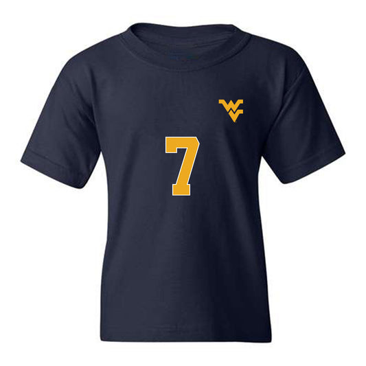 West Virginia - NCAA Women's Soccer : Alexis Re - Replica Shersey Youth T-Shirt